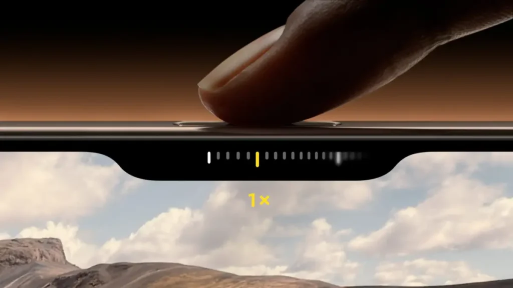 El botón de cámara del iPhone 16