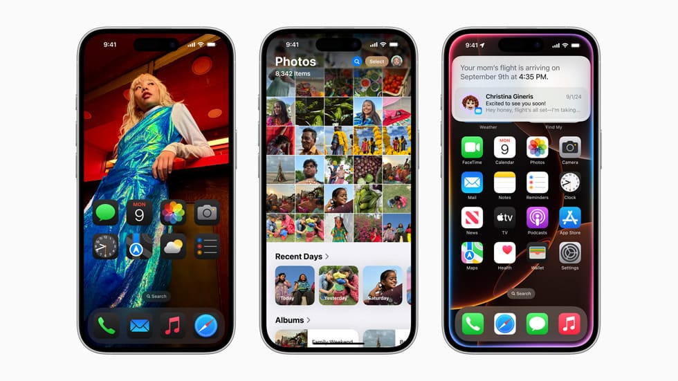 Apple lanza iOS 18.0.1