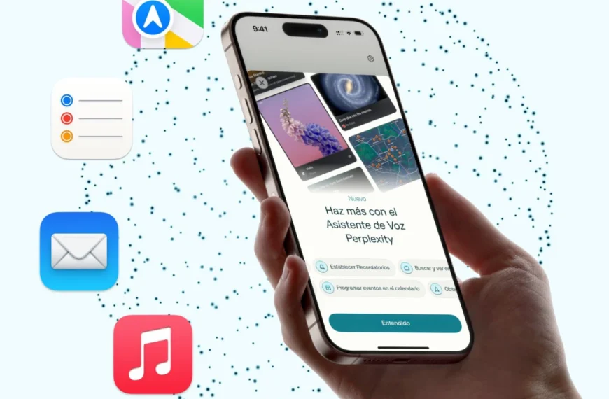 Perplexity desafía a Siri: ahora controla Apple Music, correos y recordatorios en iOS 18