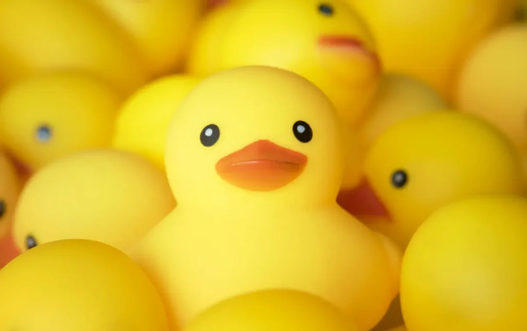 El truco del pato de goma